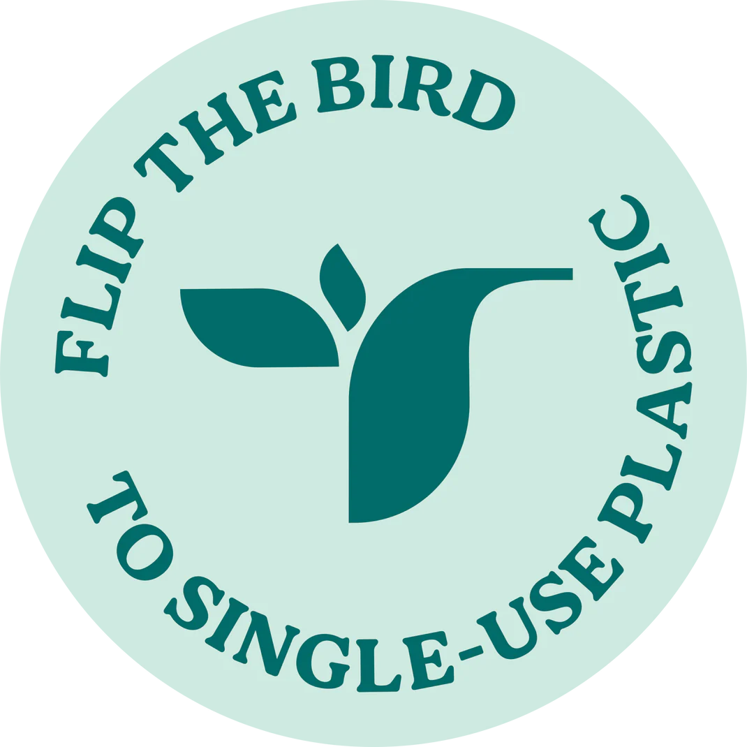 Flip the bird to single-use plastic