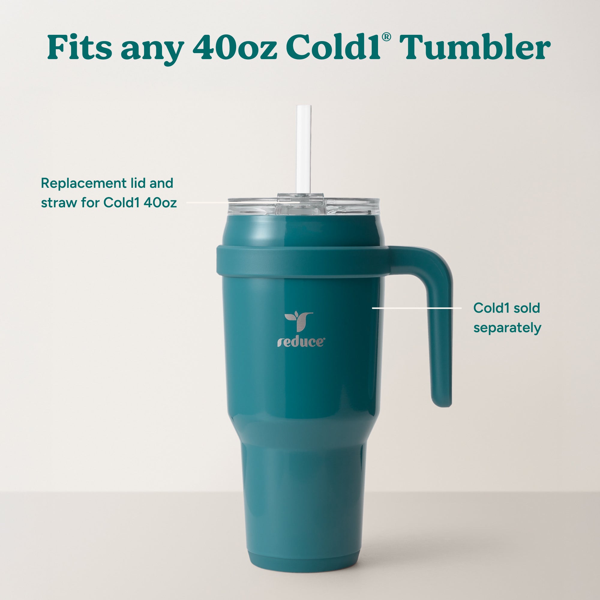 Cold1 Lid & Straw - Large - Image 4